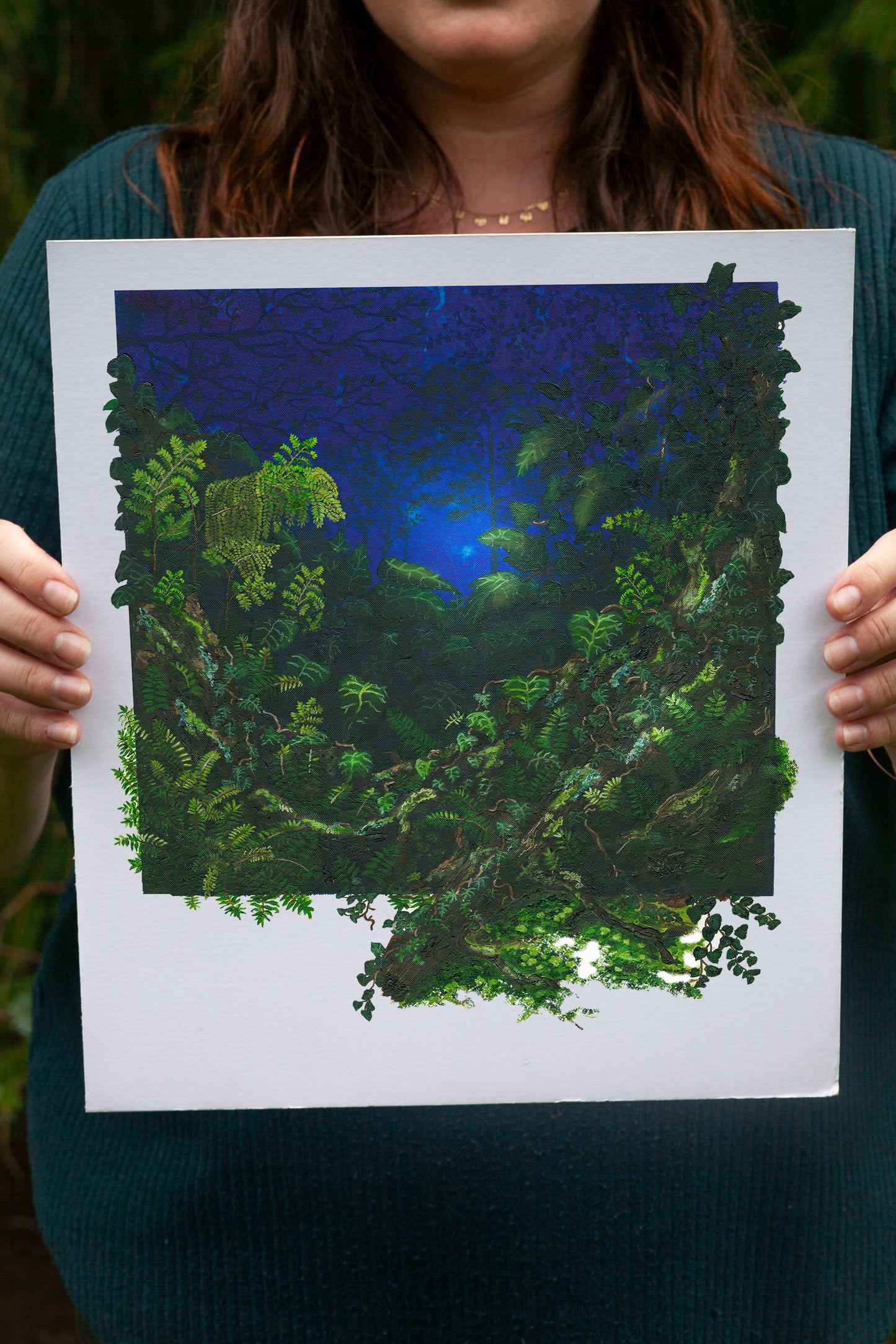 Among the Ivy floor- Hand finished
