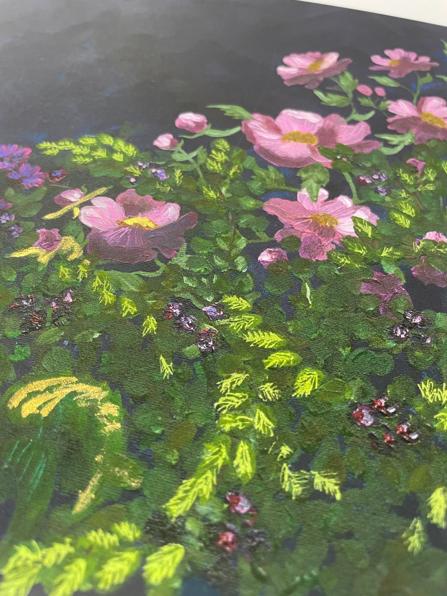 Pink Parade- Hand Finished