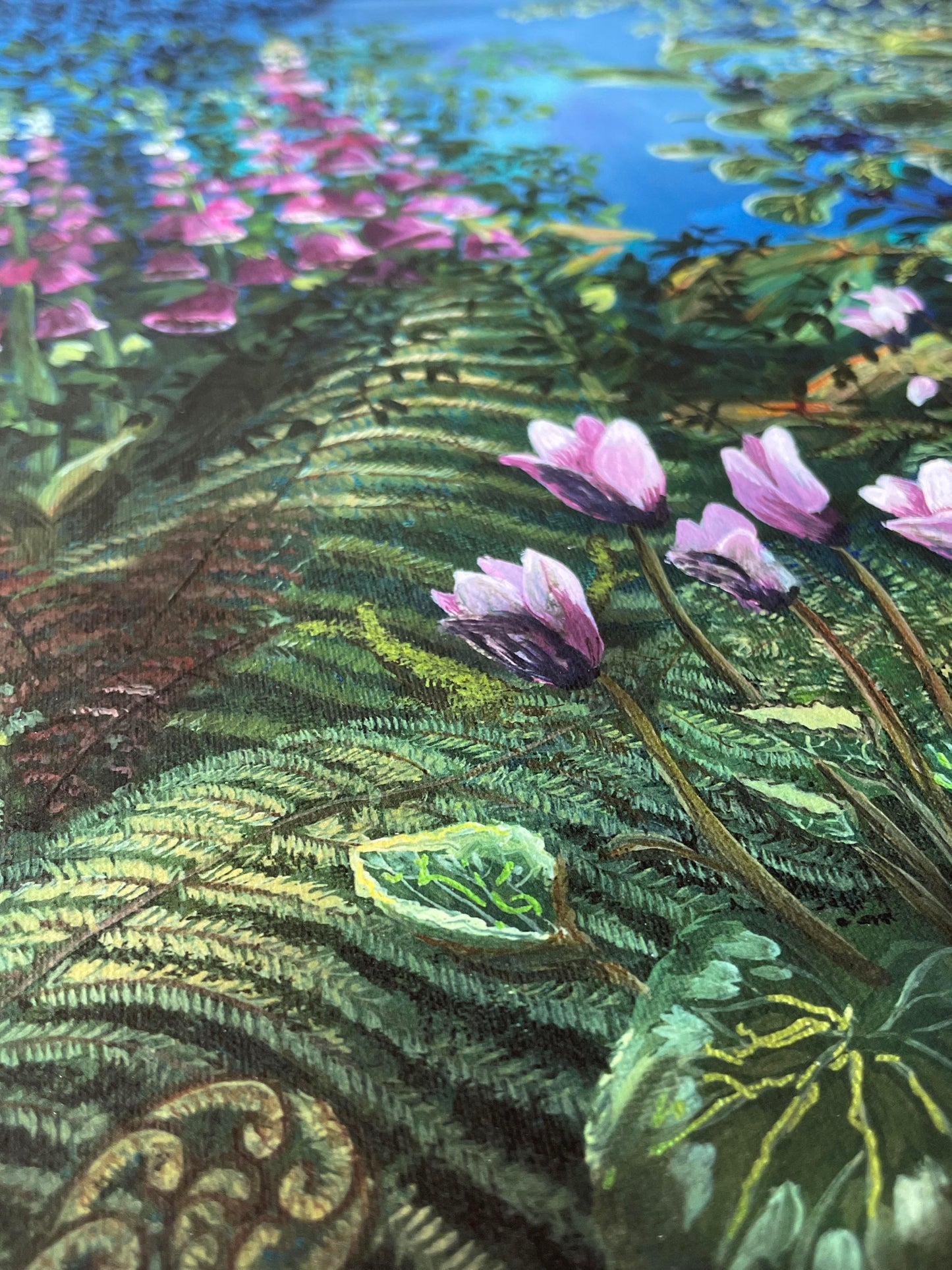 Cyclamen and Foxglove