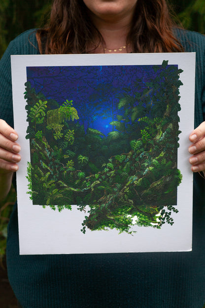 Among the Ivy floor- Hand finished