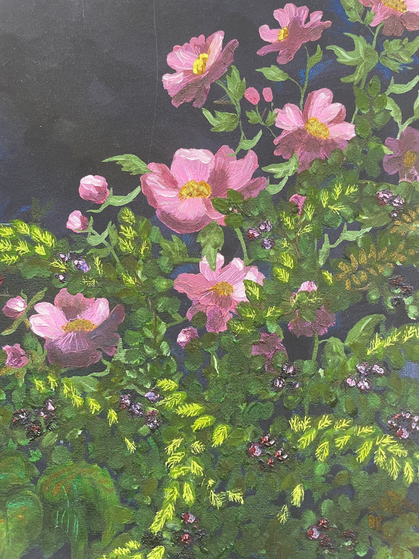 Pink Parade- Hand Finished