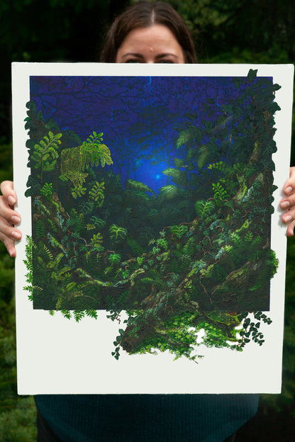 Among the Ivy floor- Hand finished