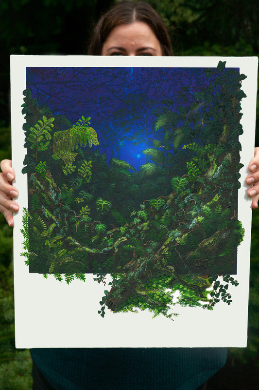 Among the Ivy floor- Hand finished