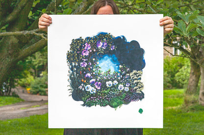 Midnight Curiosity - Hand Finished