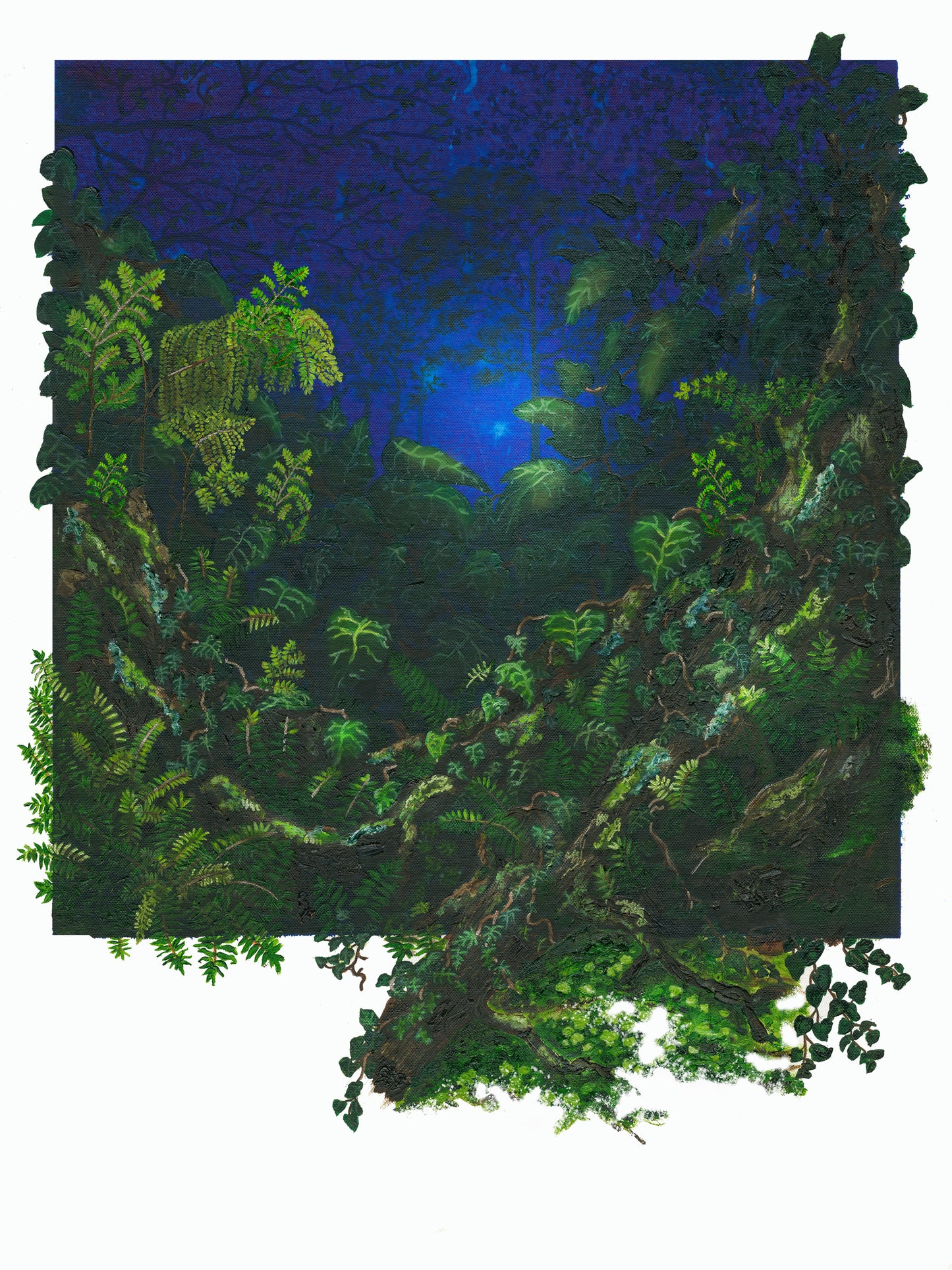 Among the Ivy floor- Hand finished