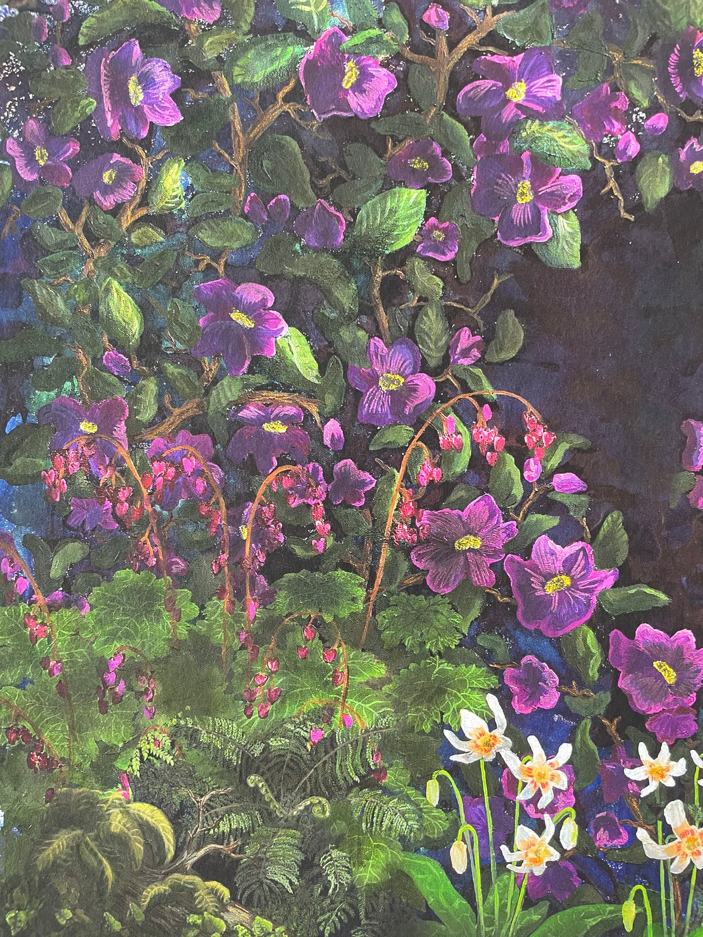 Bleeding Hearts - Hand Finished