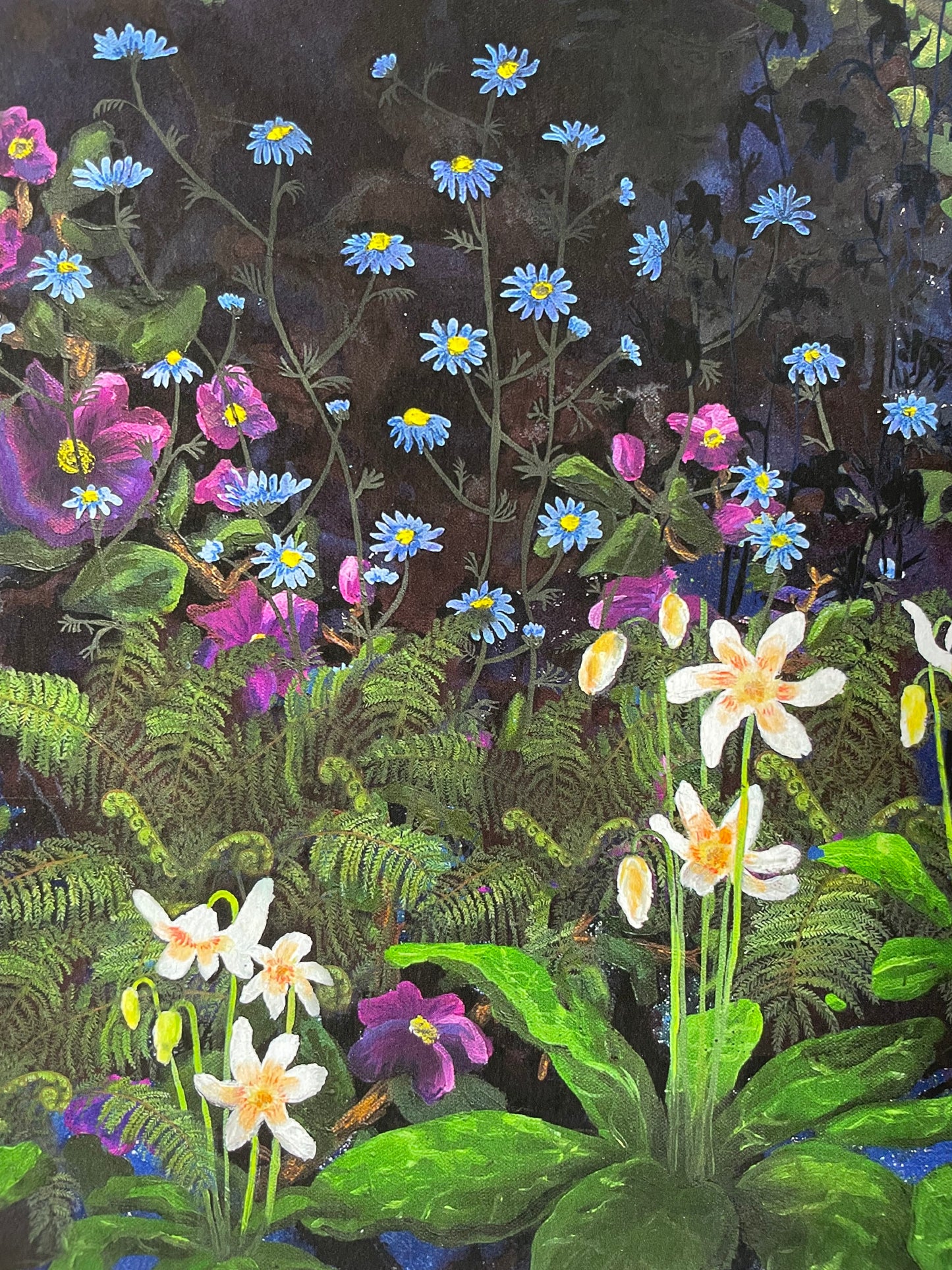 Bleeding Hearts - Hand Finished