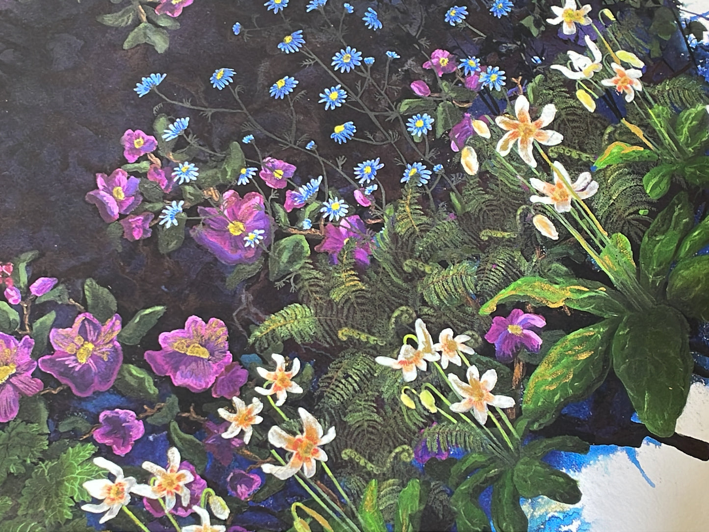 Bleeding Hearts - Hand Finished